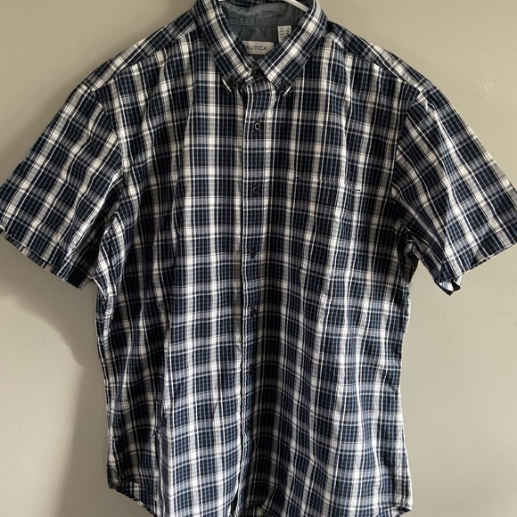 Nautica Other - Nautica Men's Blue Plaid Shirt